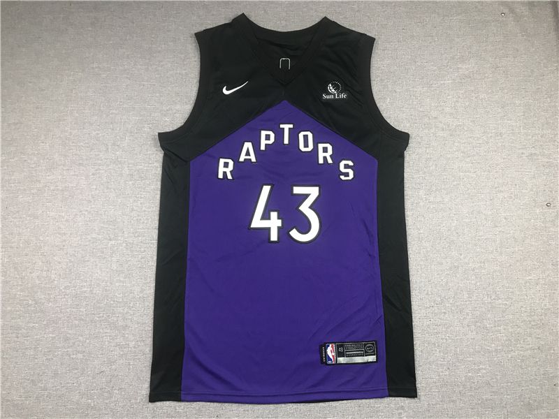 Men Toronto Raptors #43 Siakam Purple 2021 Nike Game NBA Jersey-0